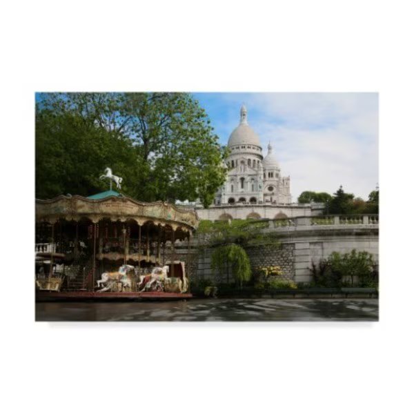 Chris Bliss 'Sacre Coure 2' Canvas Art, 12x19, Trademark Fine Art, Mfr#: ALI20533-C1219GG